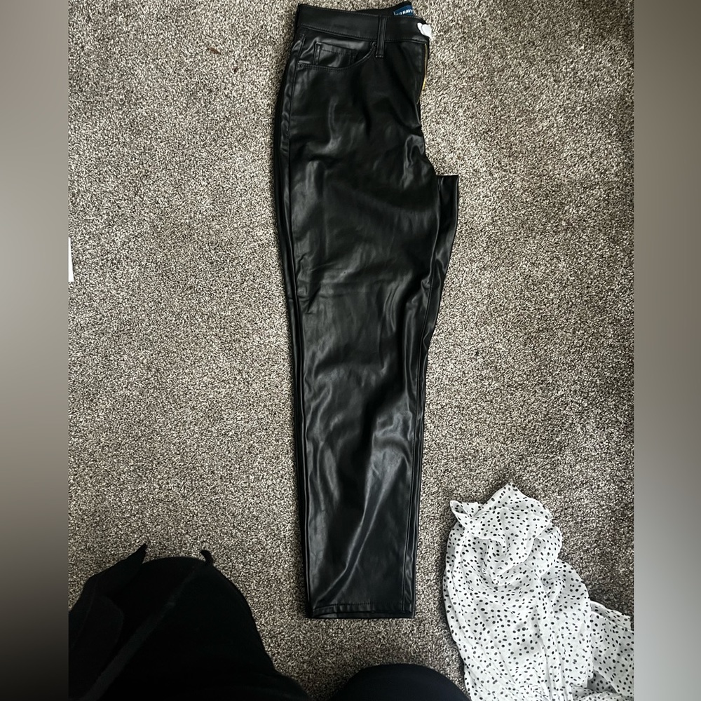Old Navy Leather Pants - New with tags